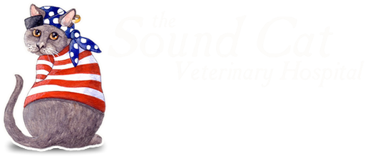 The Sound Cat Veterinary Hospital logo