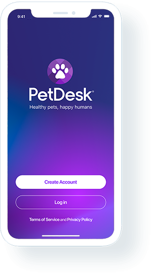 petdesk app screen